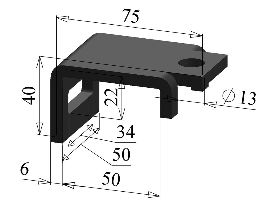 Clamping plate for universal