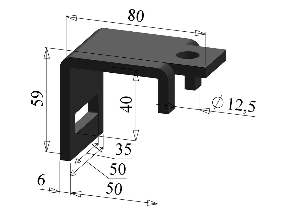 Clamping plate for universal