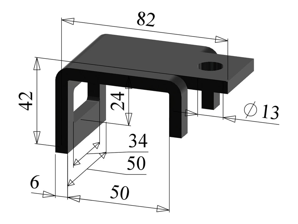 Clamping plate for universal