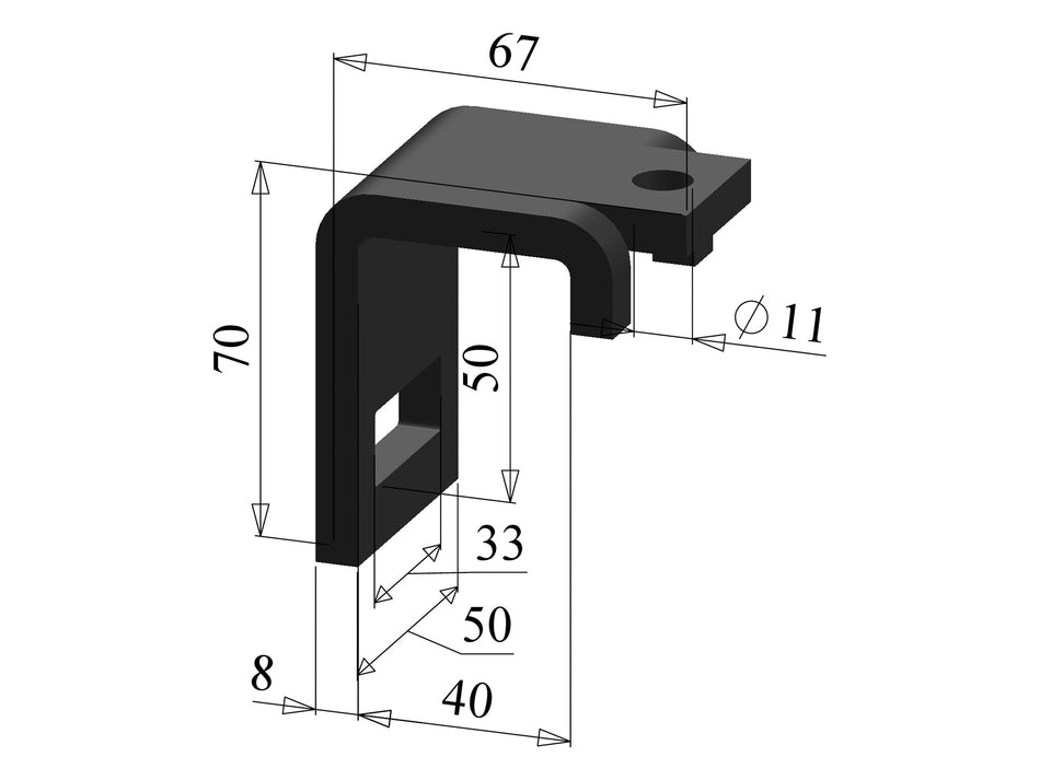 Clamping plate for universal