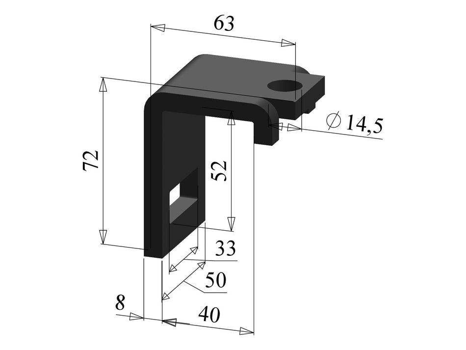 Clamping plate for universal