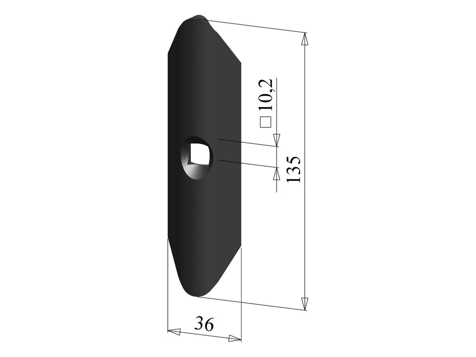 Narrow blade for Universal | straight