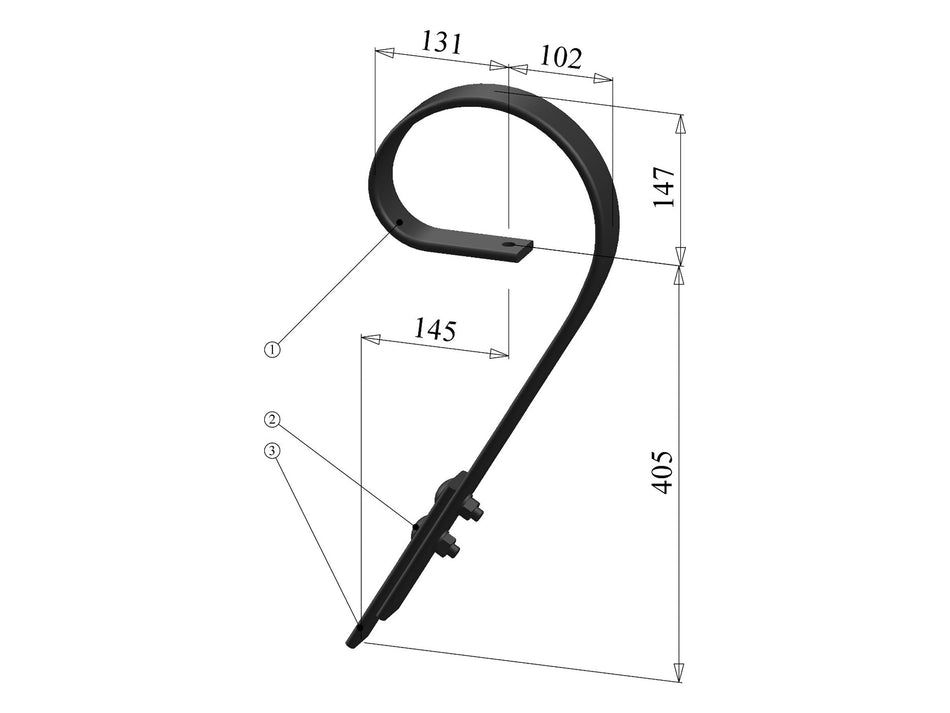 Drag tines for universal