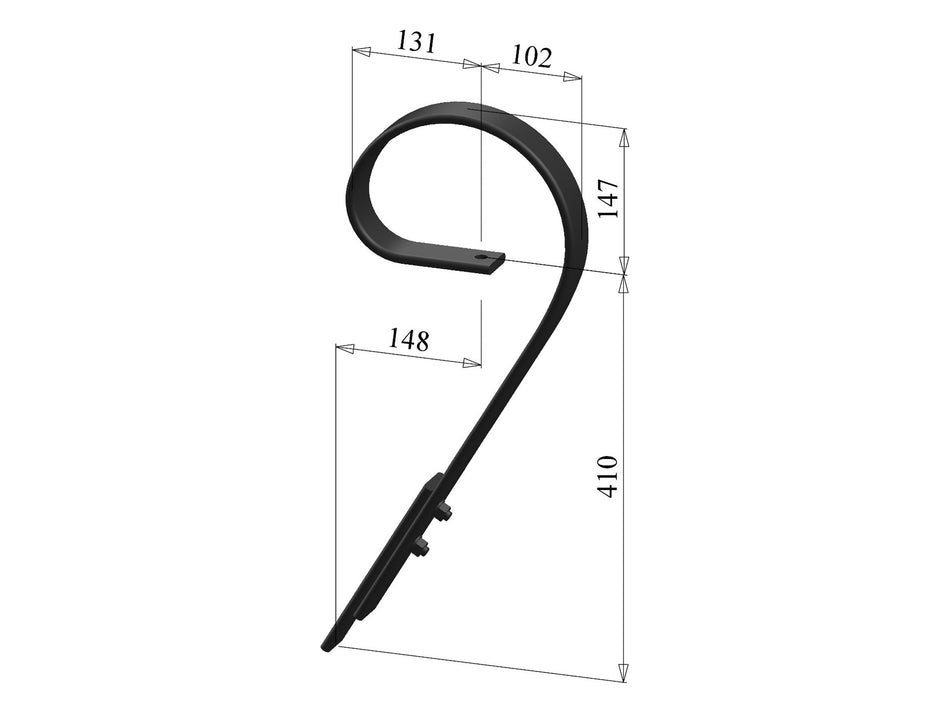 Drag tines
 Wear plate for universal