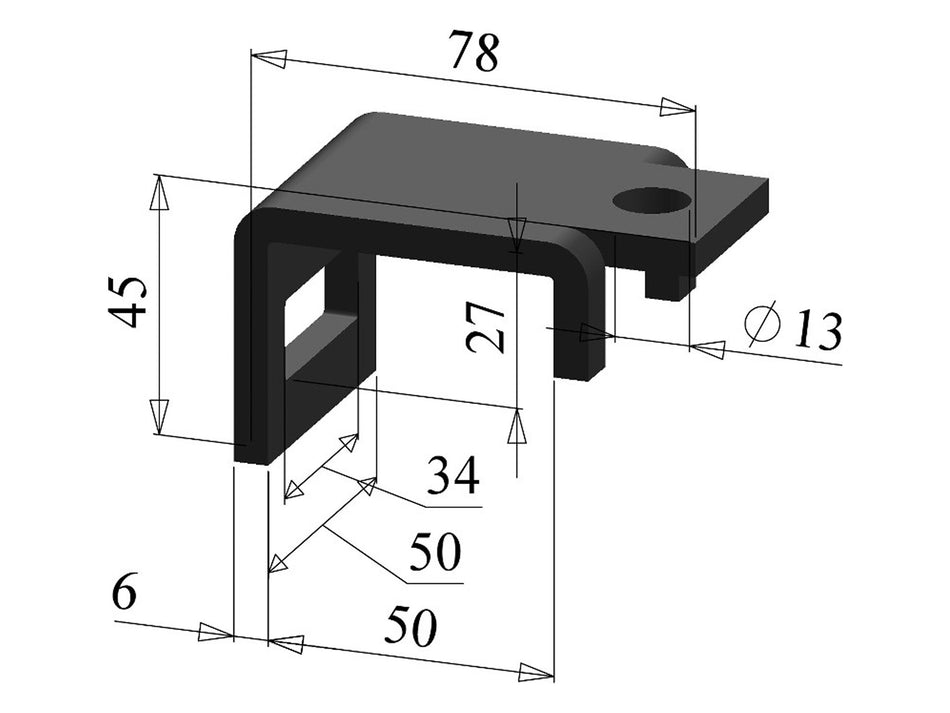 Clamping plate for universal