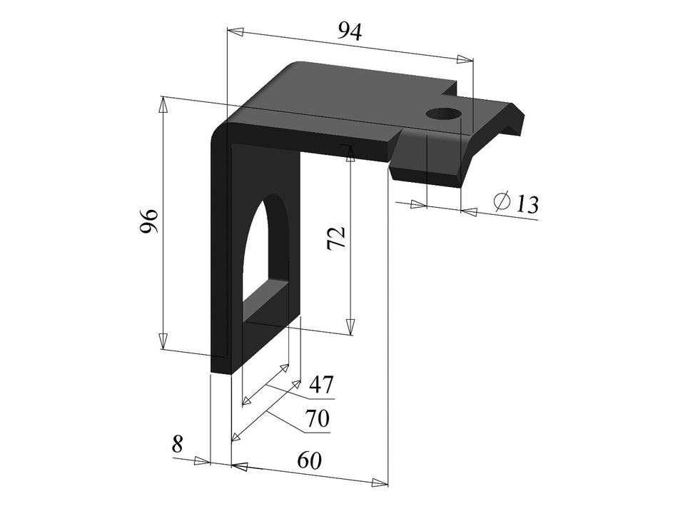 Clamping plate for universal