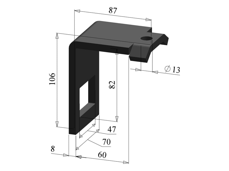 Clamping plate for universal
