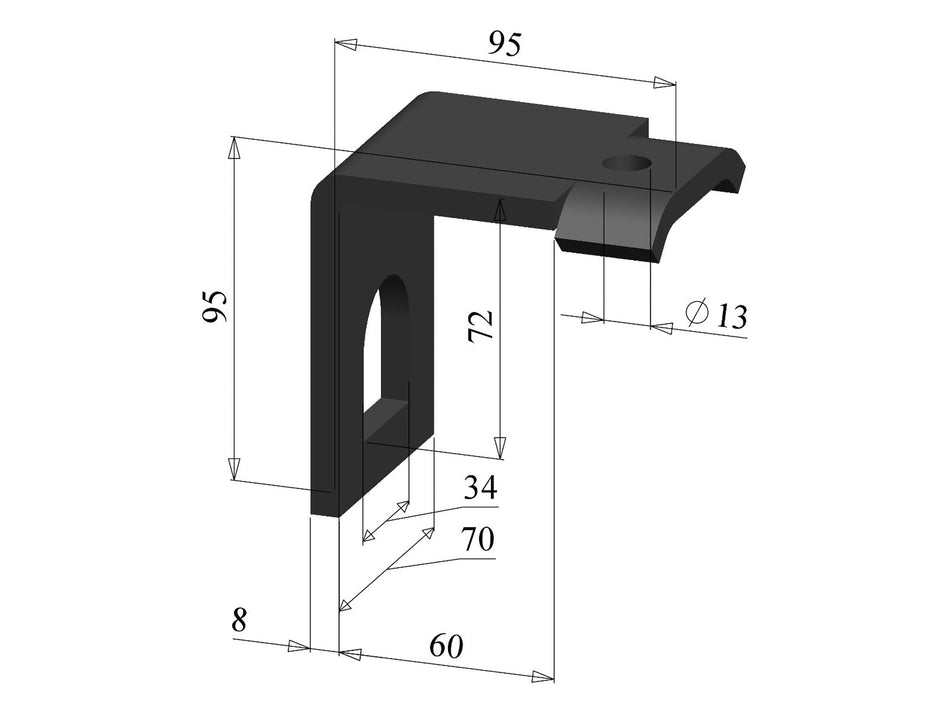 Clamping plate for universal