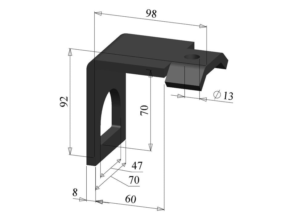 Clamping plate for universal