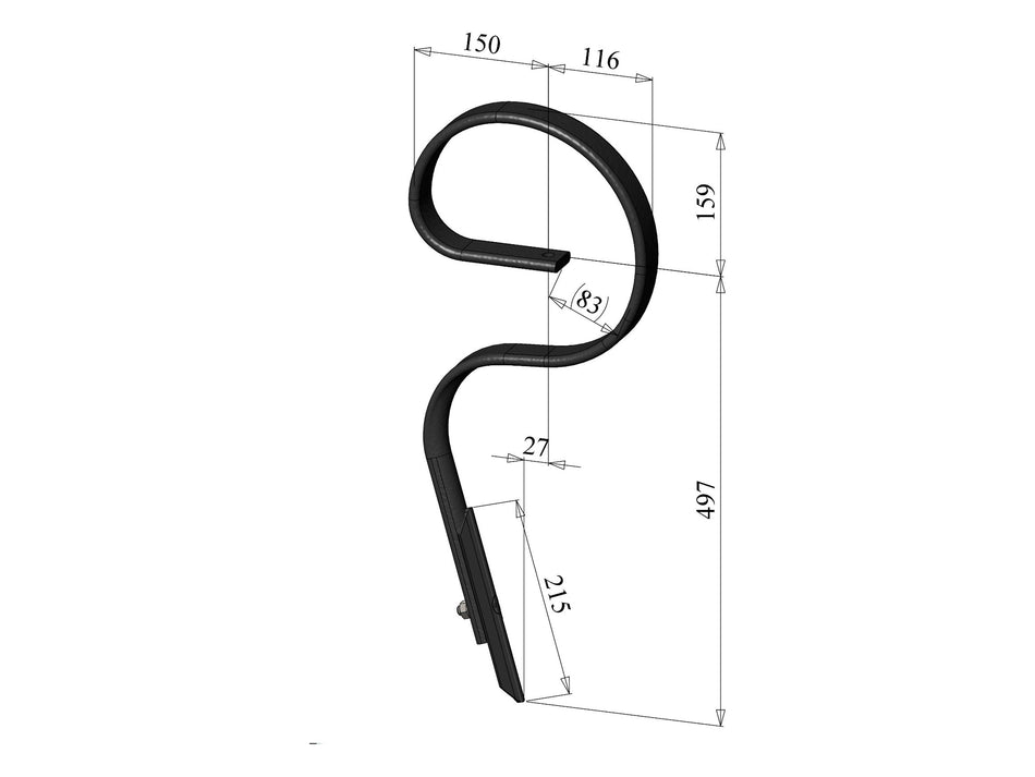 Spring tines with share for universal use