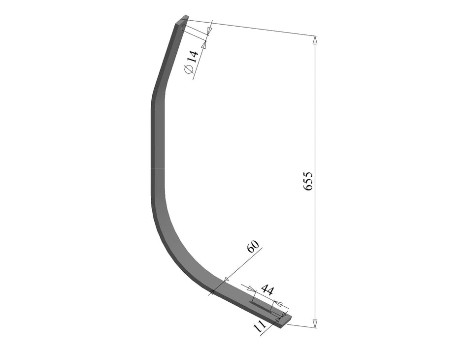 Packer intermediate spring for universal use | 1-hole