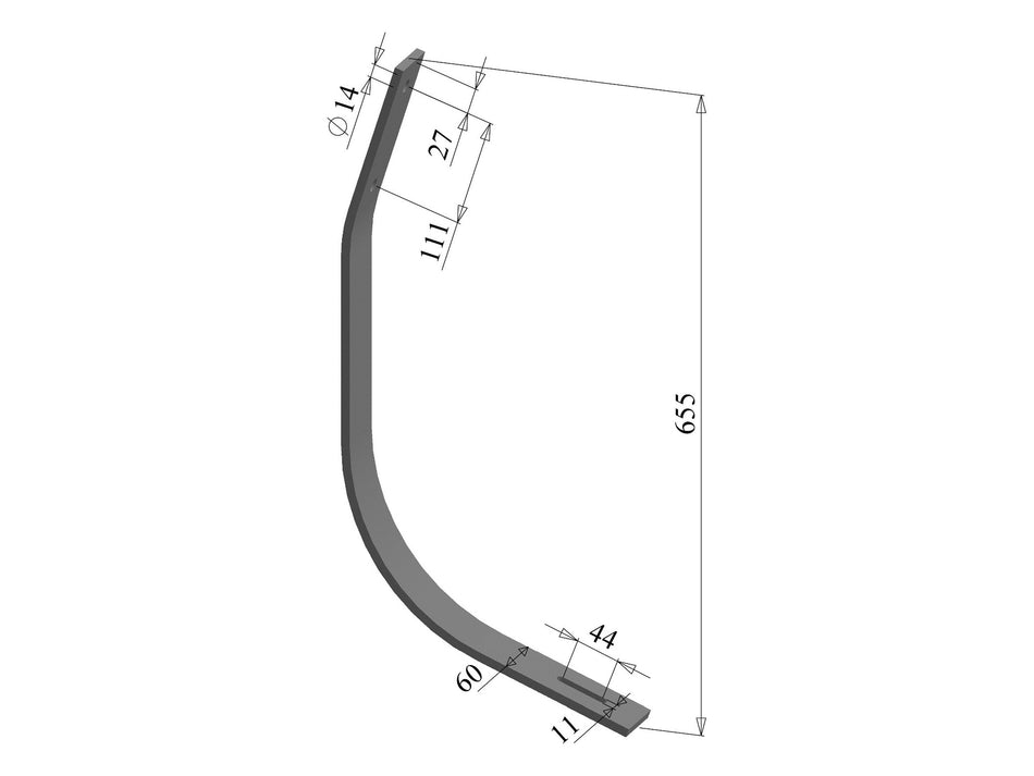 Packer intermediate spring for universal use | 2-hole