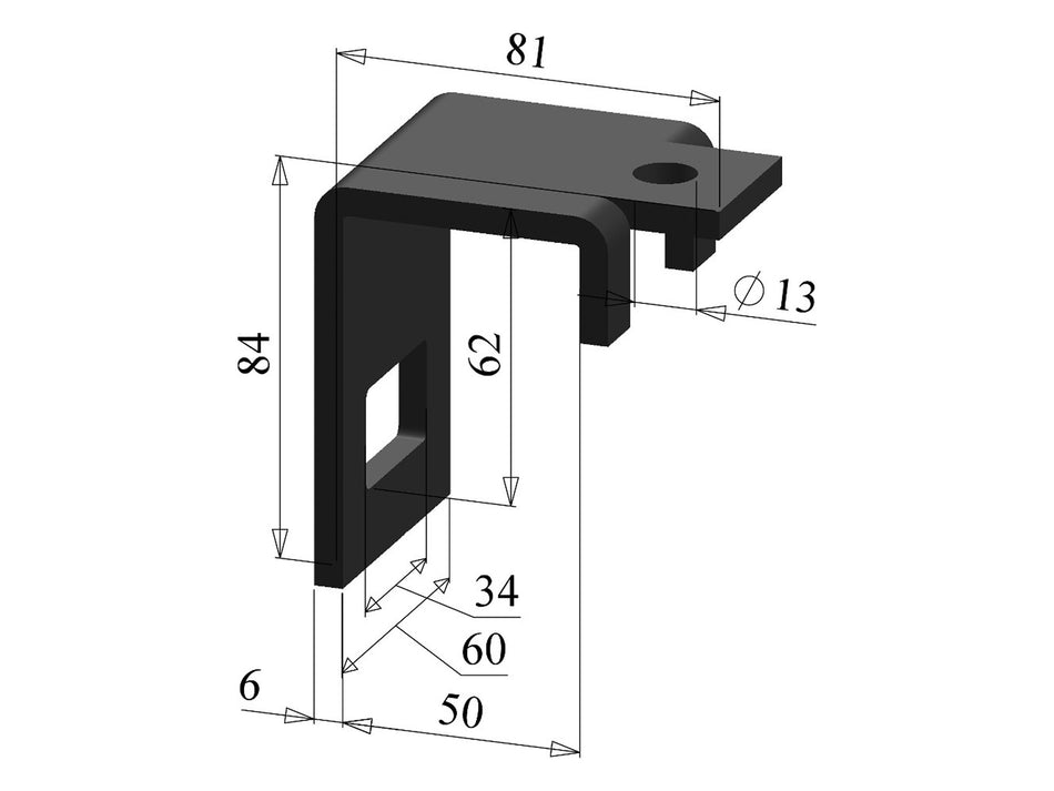 Clamping plate for universal
