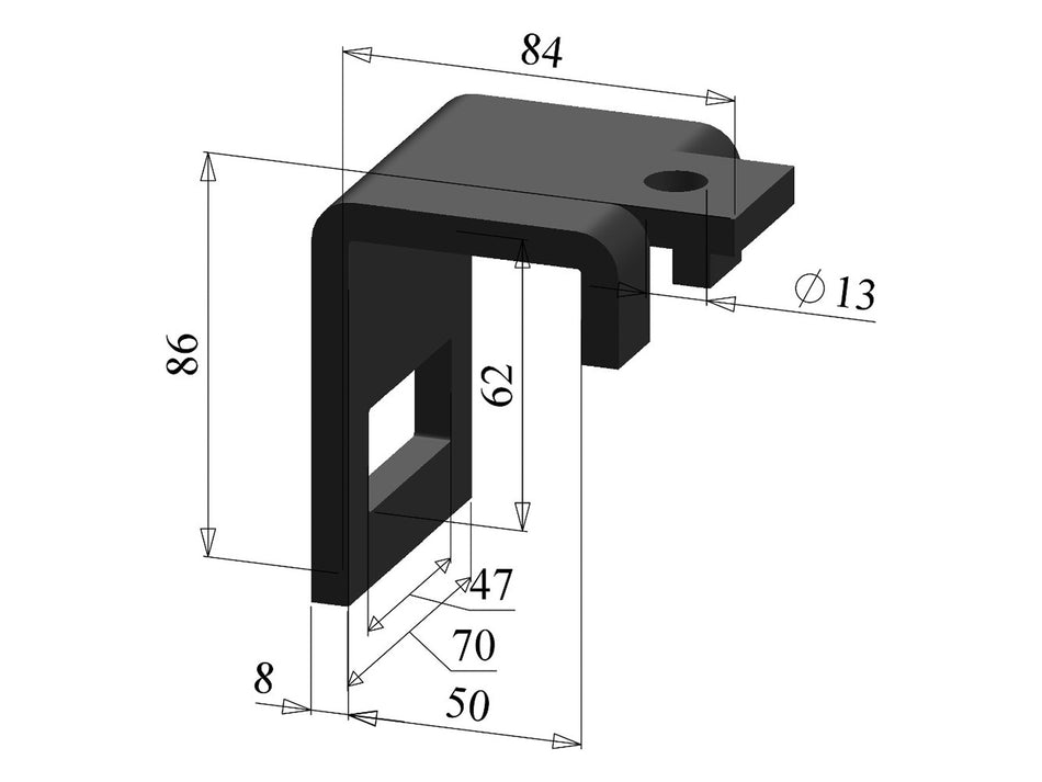 Clamping plate for universal