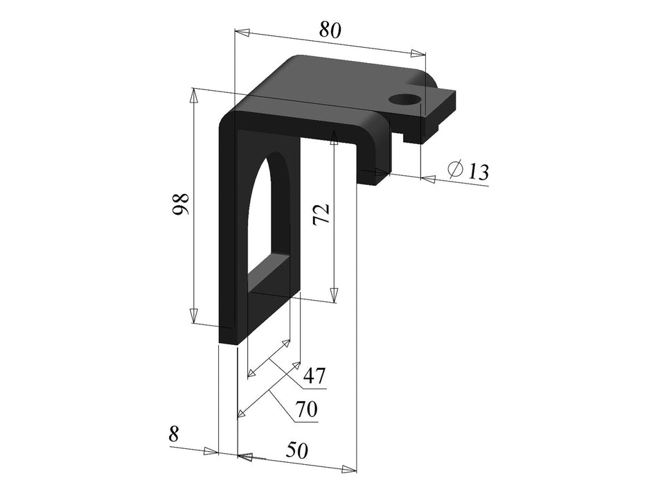 Clamping plate for universal