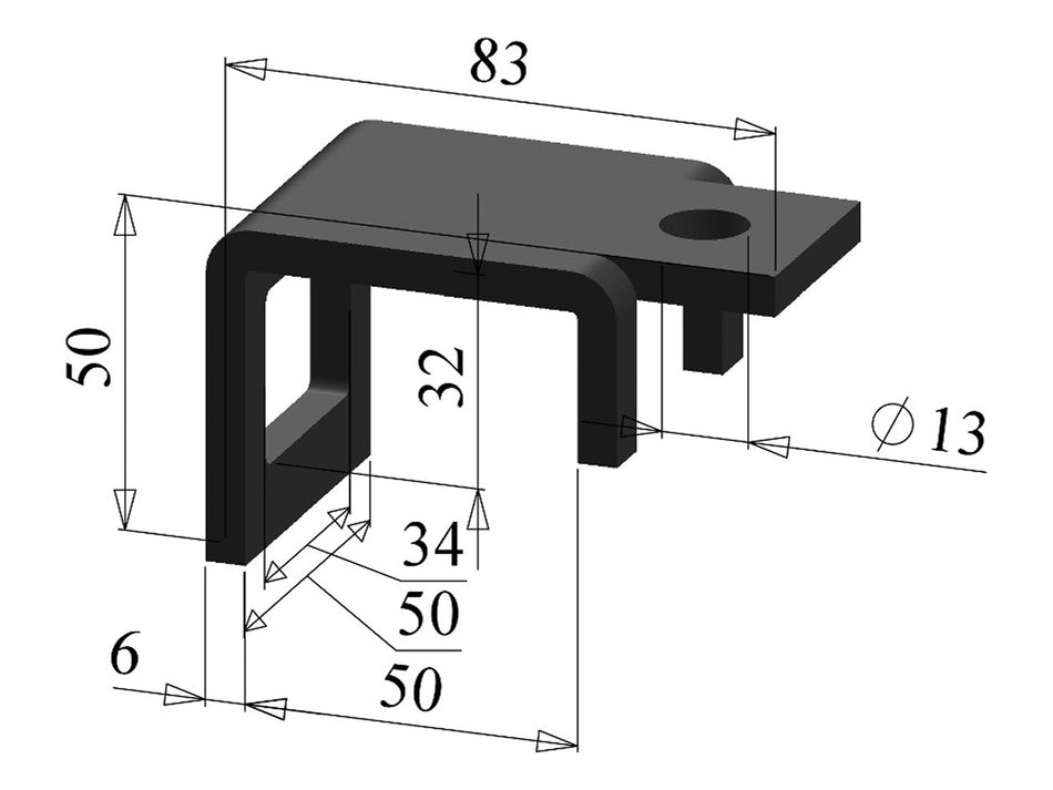 Clamping plate for universal
