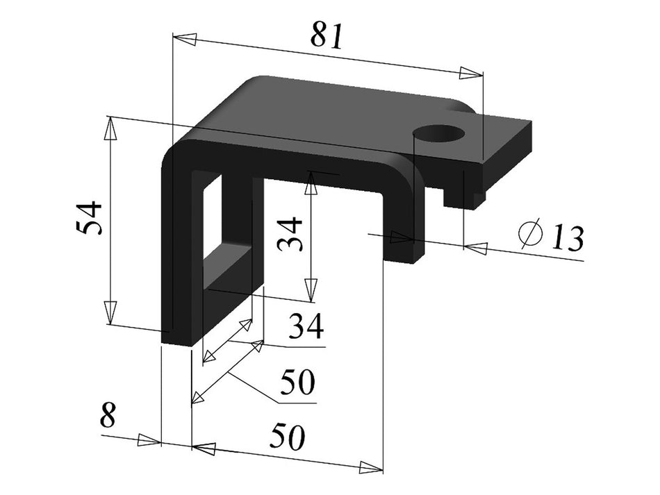 Clamping plate for universal