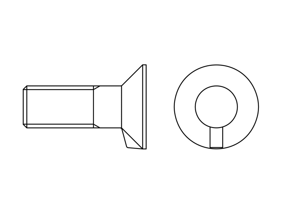 Screw 8.8 with nut | DIN 604 | M 20 x 80