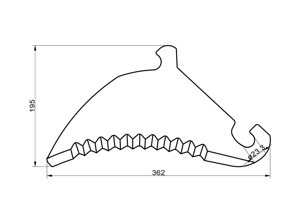 Baler knives for Claas