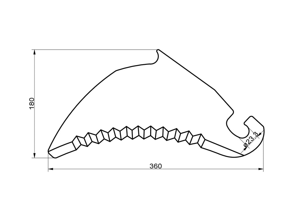 Baler knives for Claas