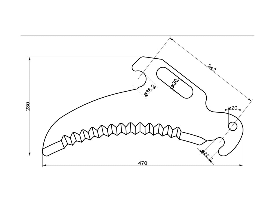 Loader wagon knives for Claas