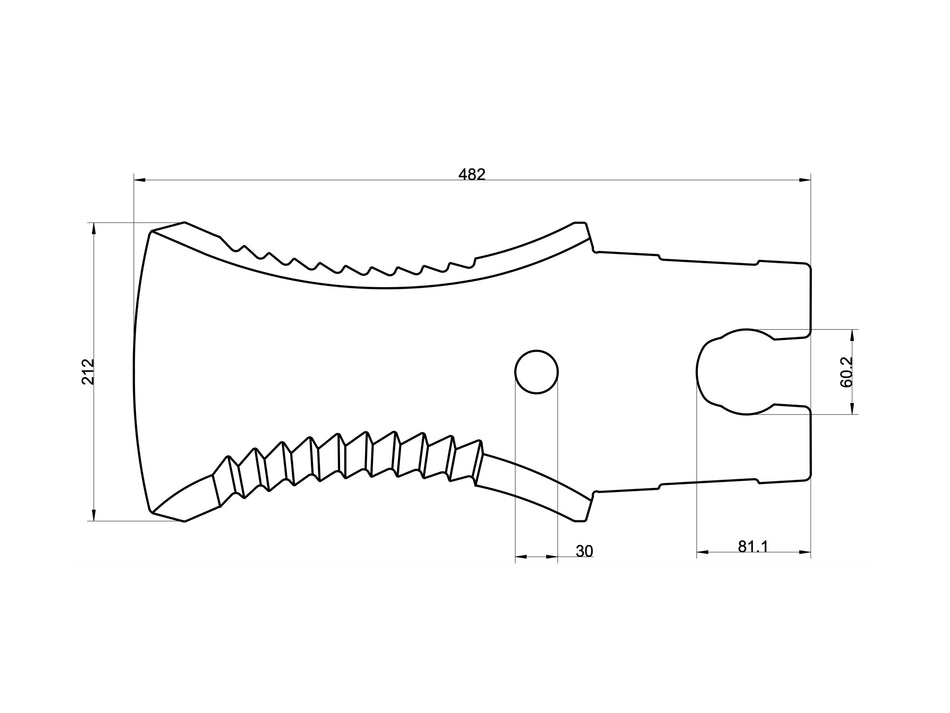 Loader wagon knives for Claas