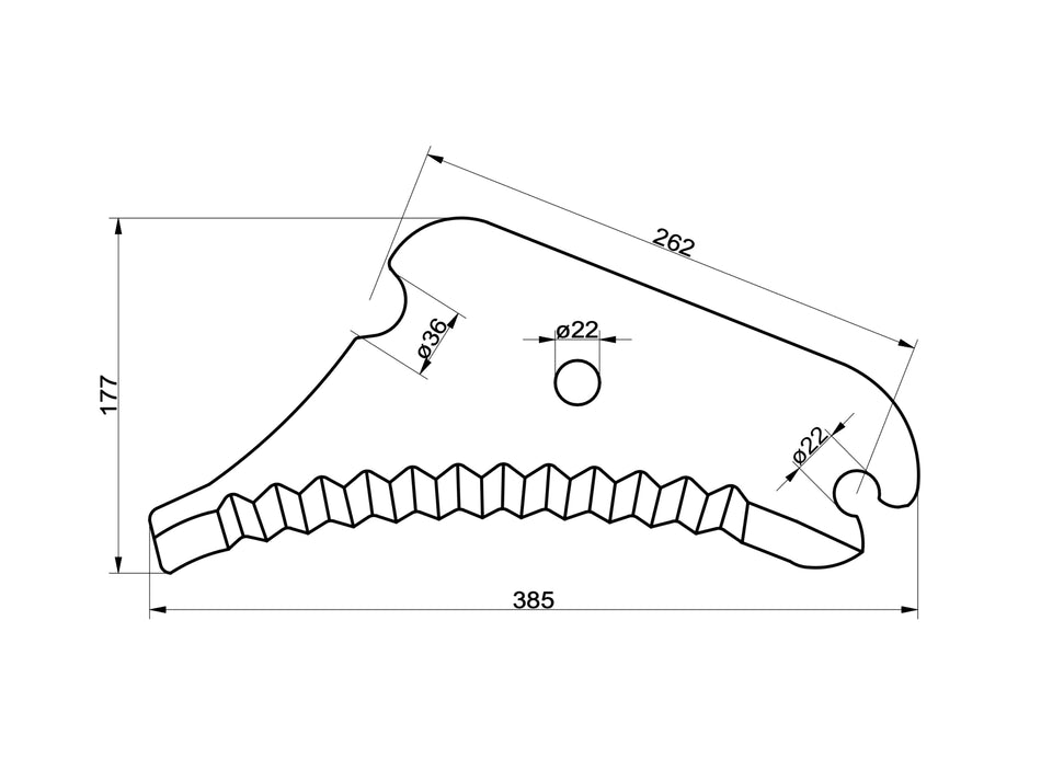 Baler knives for Deutz-Fahr