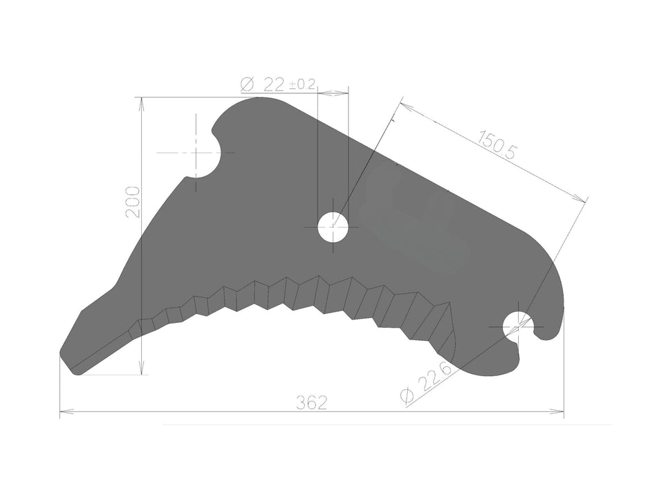 Baler knives for Deutz-Fahr
