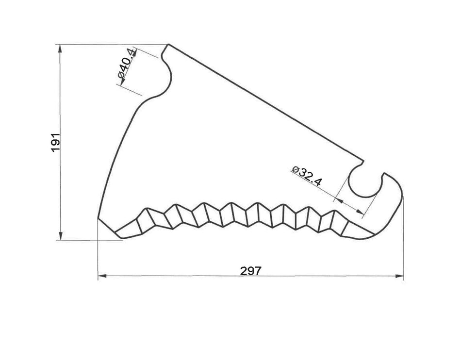 Baler knives for Fendt