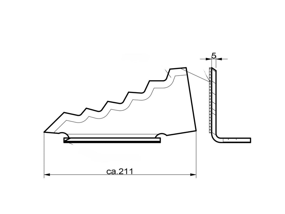 Keenan feed mixer knife | PTA | left