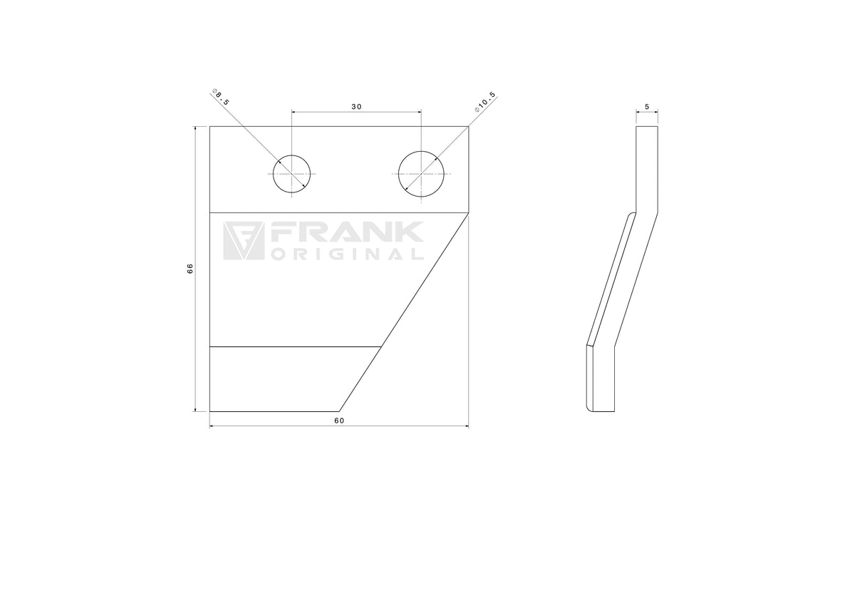 Räumer für John Deere | PTA | rechts