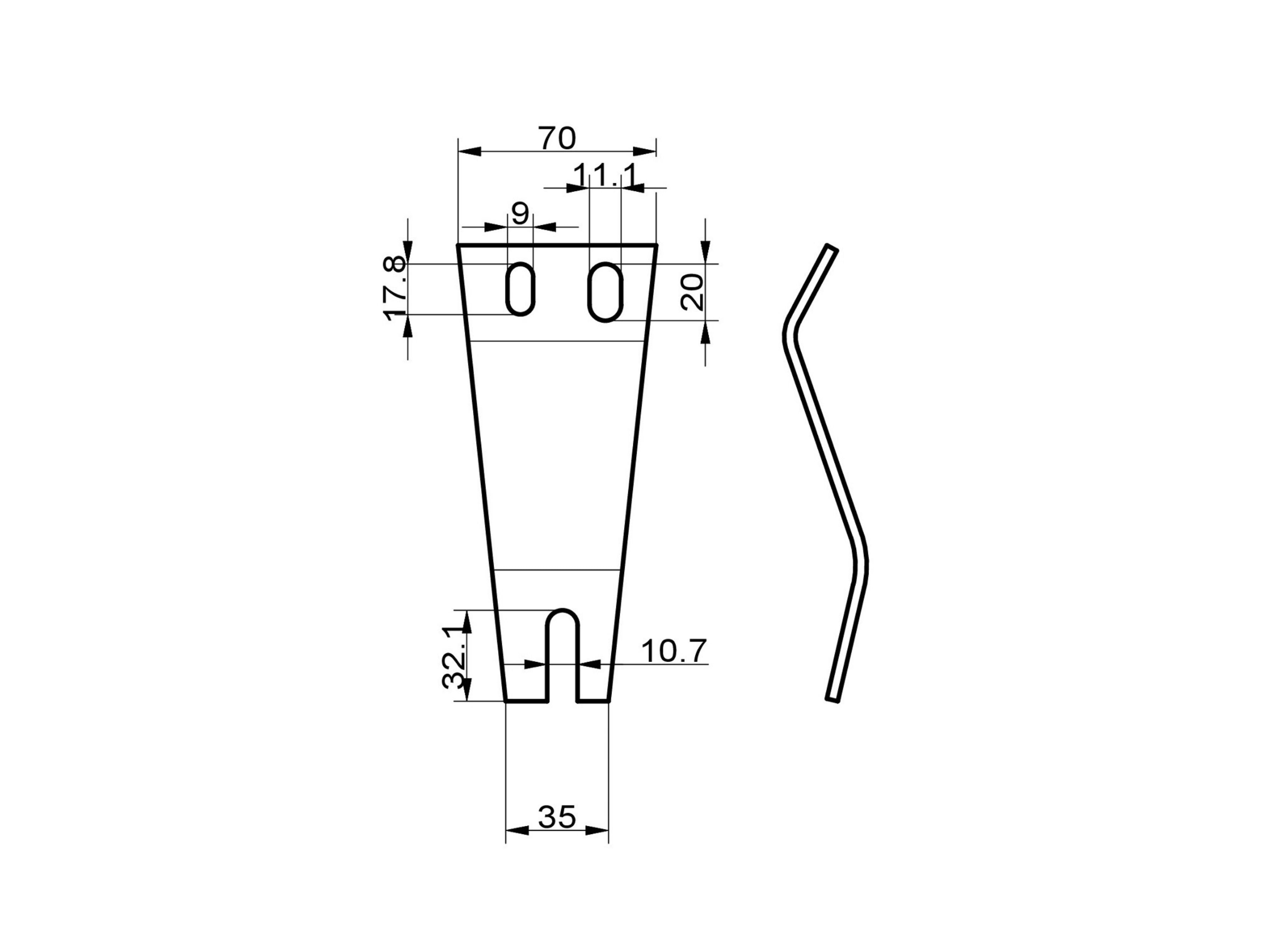 Räumer für John Deere | PTA | links von FRANK Original