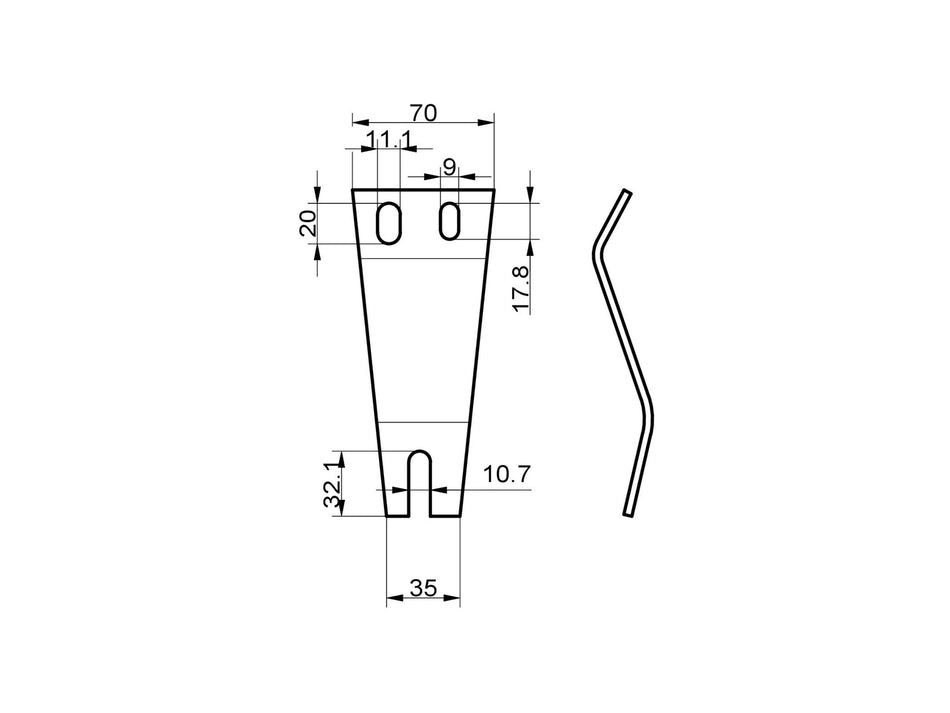 Snowplow for John Deere | PTA | right