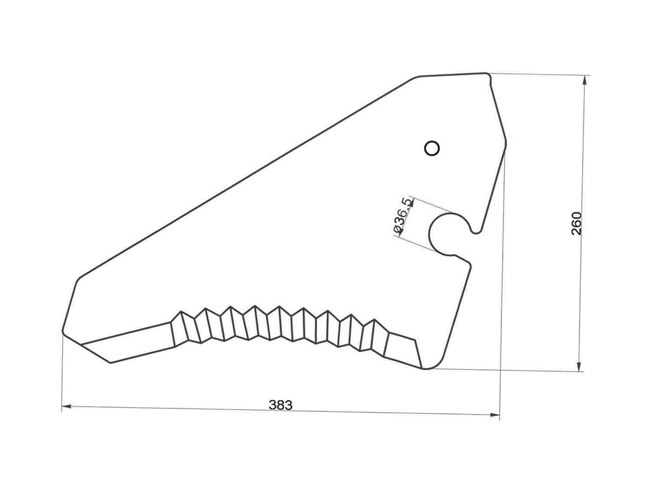 Forage wagon knives for Krone