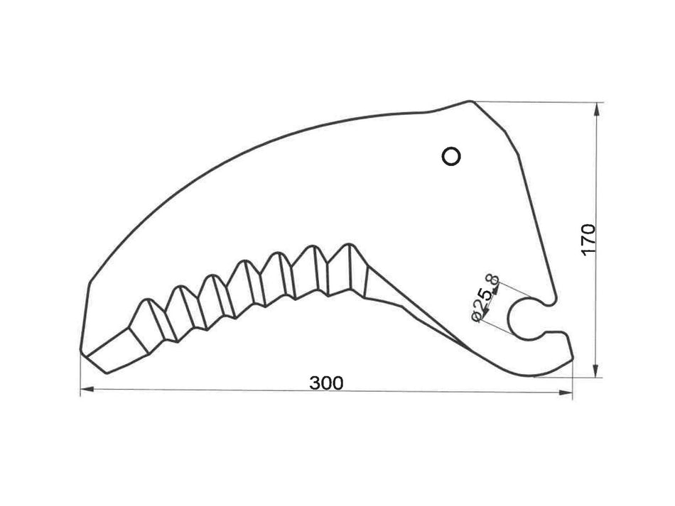Baler knives for Krone