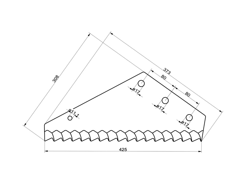 Feed mixer wagon knives for Luclar | PTA