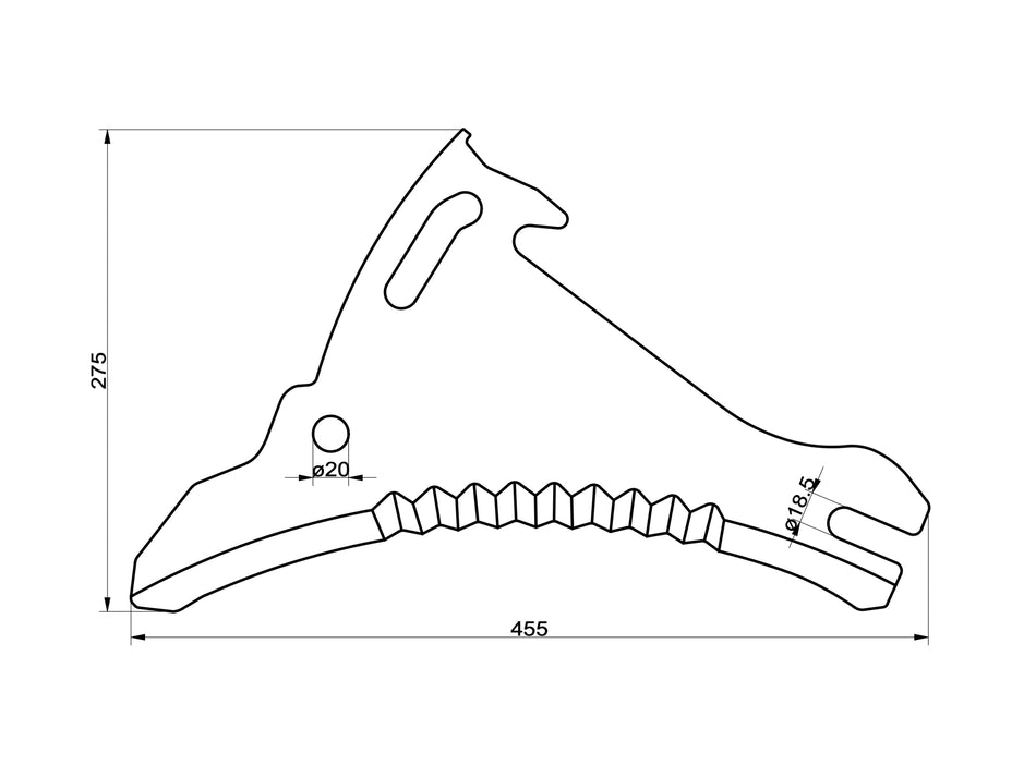 Load wagon knife for Mengele