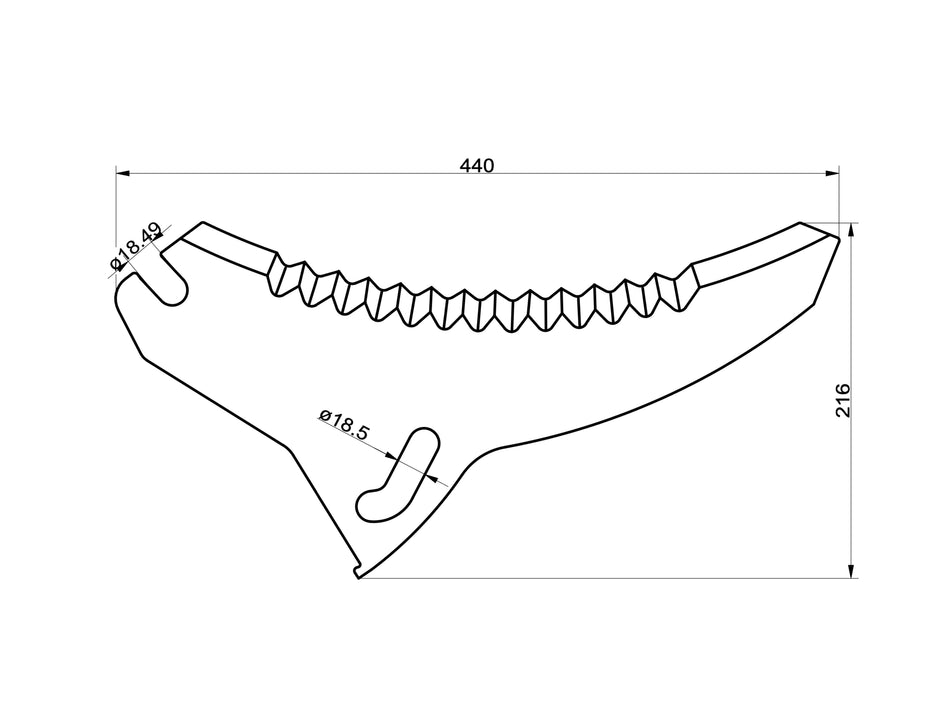 Load wagon knife for Mengele