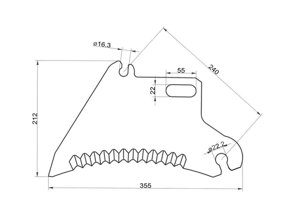 Load wagon knife for Mengele