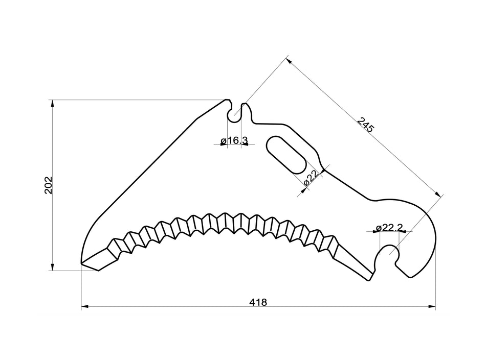 Load wagon knife for Mengele