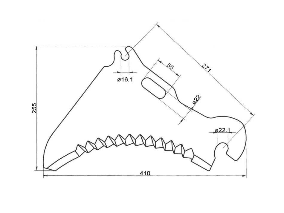 Load wagon knife for Mengele