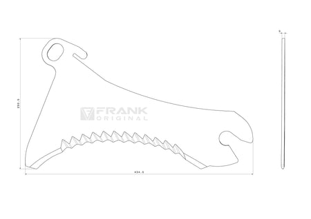Ladewagenmesser für Lely