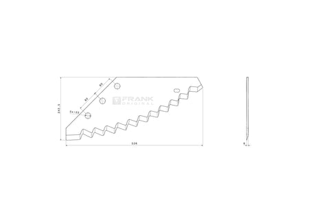Futtermischwagenmesser für Metal-Fach | PTA