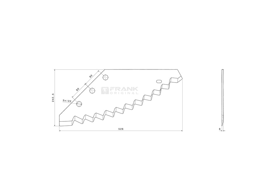 Futtermischwagenmesser für Metal-Fach | PTA