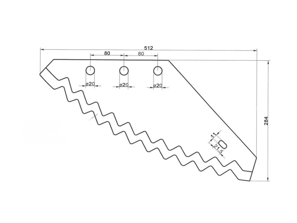Feed mixer wagon knives for Metaltech | PTA