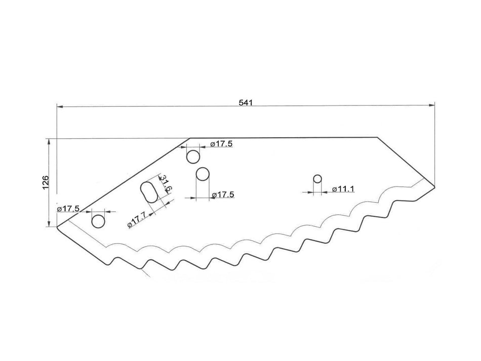 Feed mixer wagon knives for Mullerup | PTA