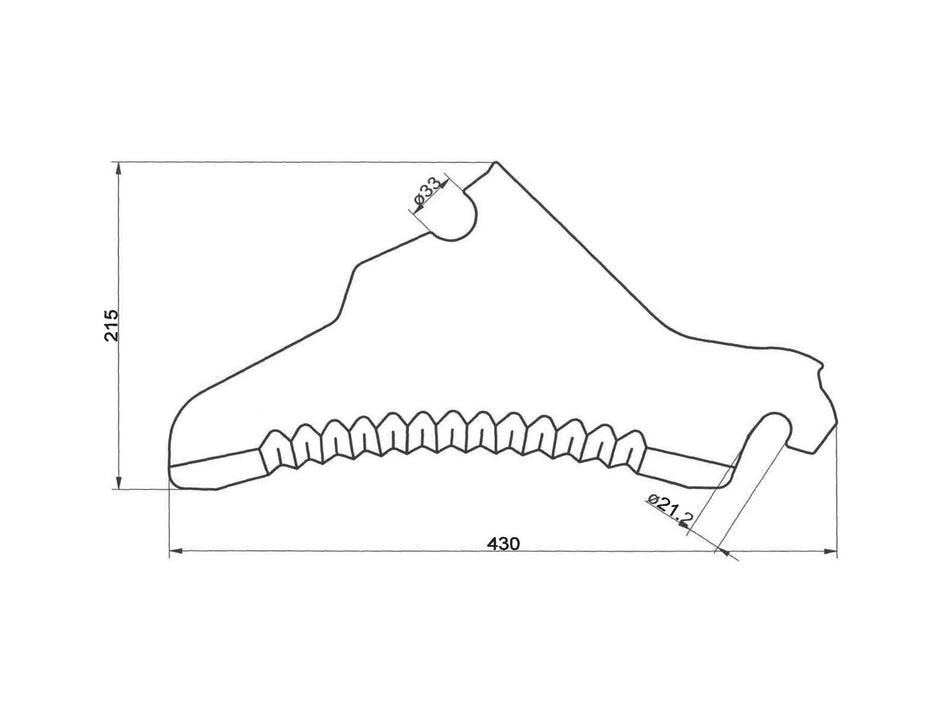 Forage wagon knives for Pöttinger