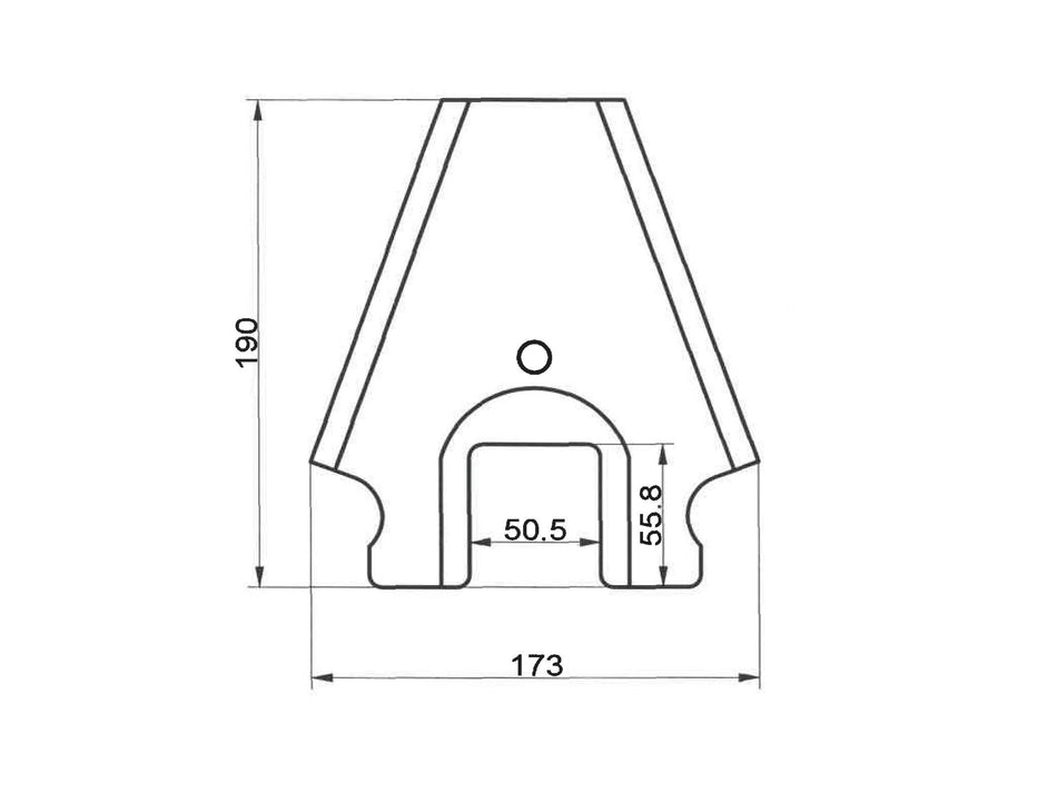 Loading wagon knife for Schuitemaker