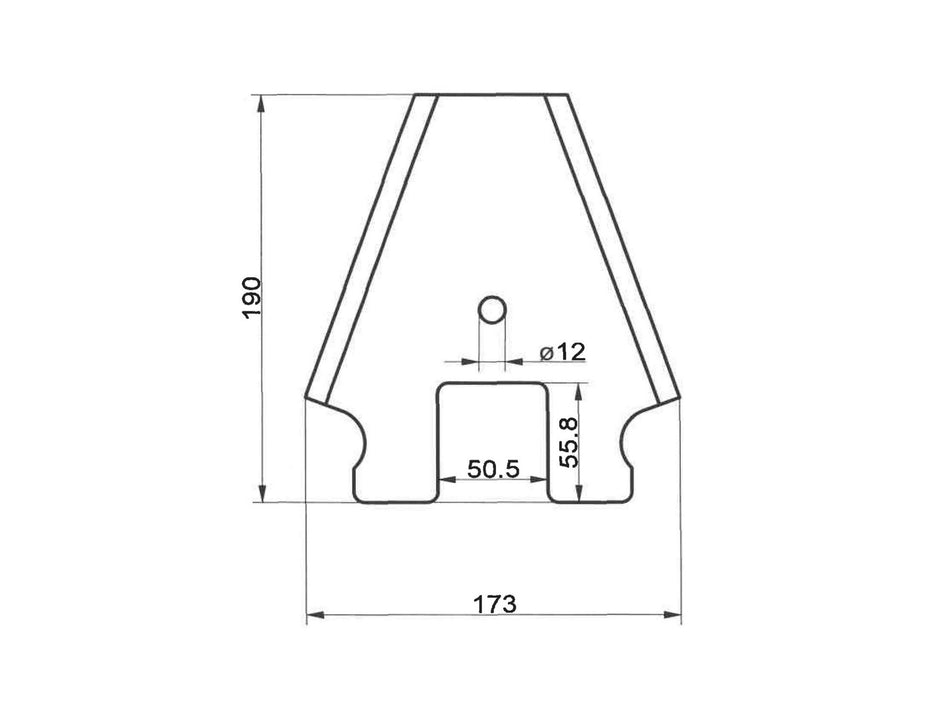 Loading wagon knife for Schuitemaker
