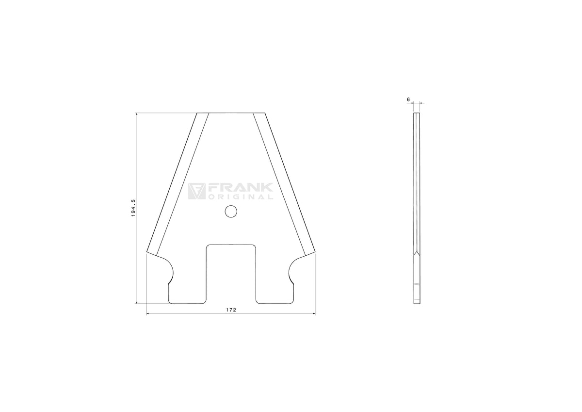 Ladewagenmesser für Schuitemaker